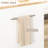 Portable Kitchen Tea Cart, Cream White, Drawer, Adjustable Shelf, 2 Towel , Space Saving White