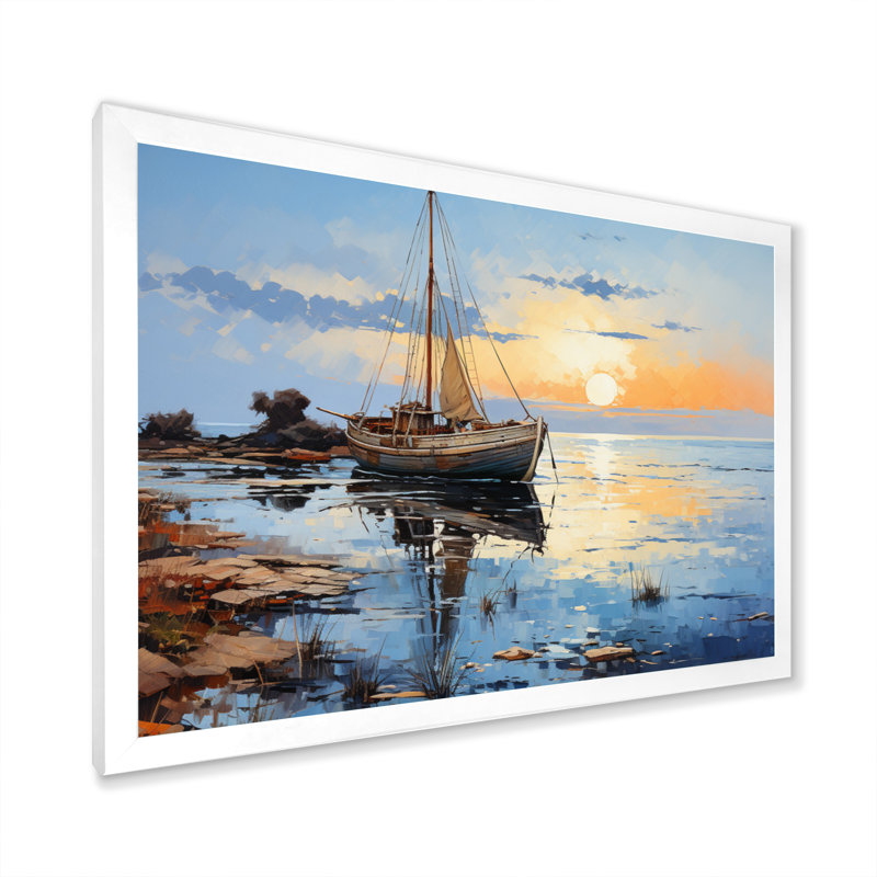 Art sur toile, Umar, H 30 po x l 40 po x P 1,5 po, Cadre simple blanc