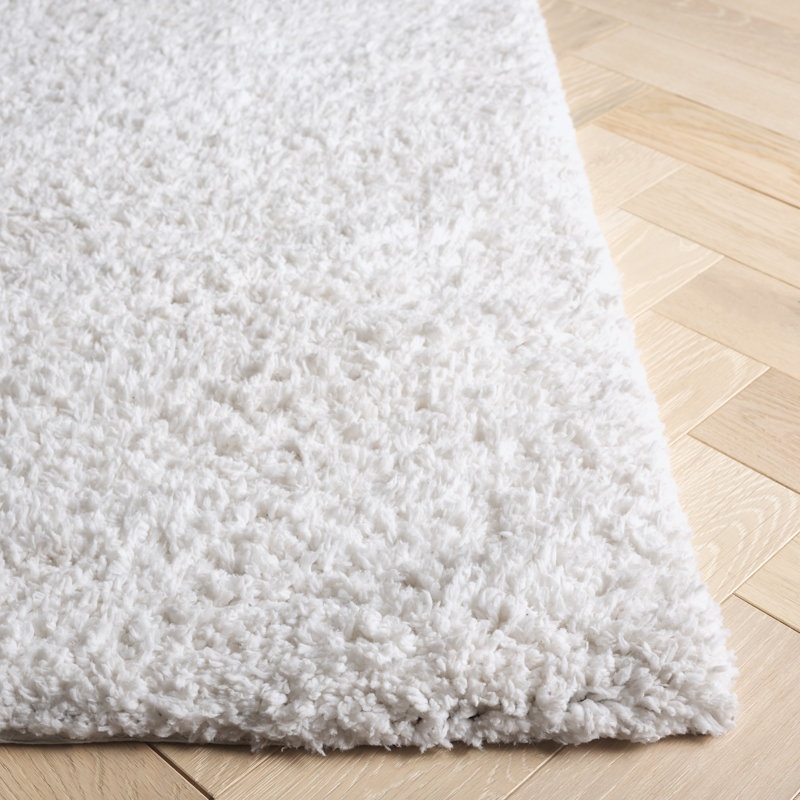 Tapis à poils longs tissé à la main Detweiler, Rectangle 5 pi x 8 pi