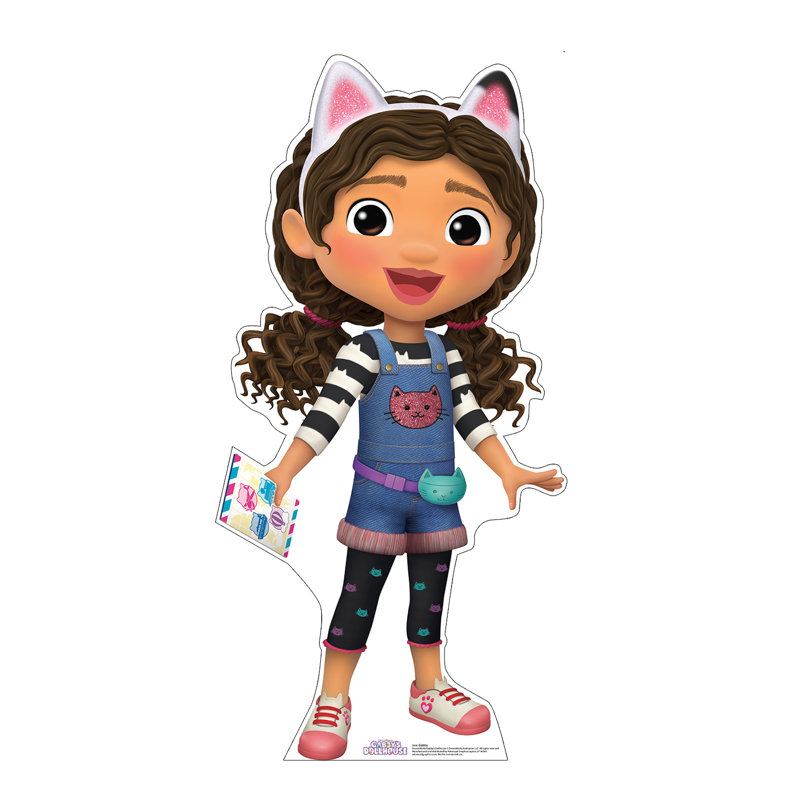 Gabby Dollhouse 48" Cartoon Cardboard Standup