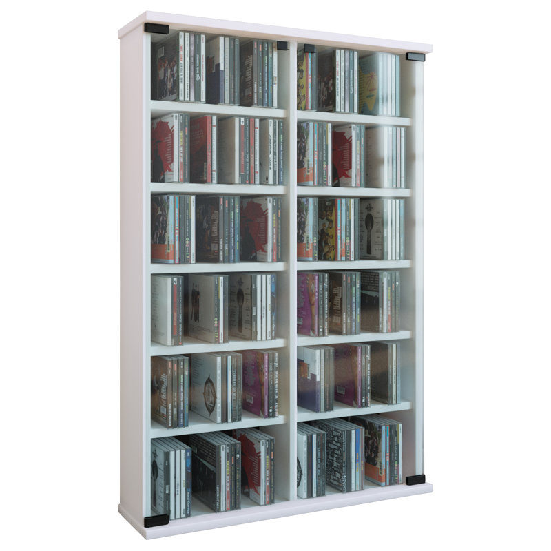91.5cm H Media Cabinet, White