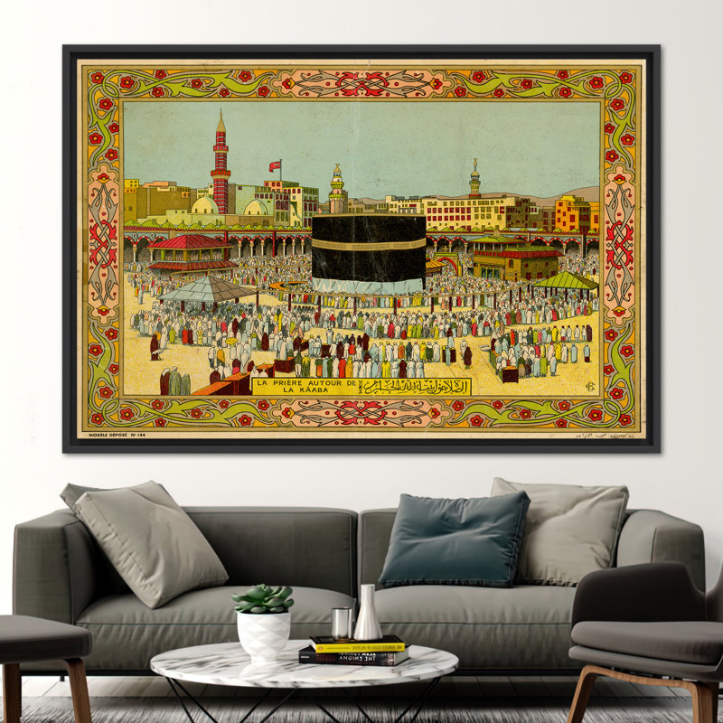 Print on Canvas, 70 cm H x 100 cm W, Framed Print without Mat, Black