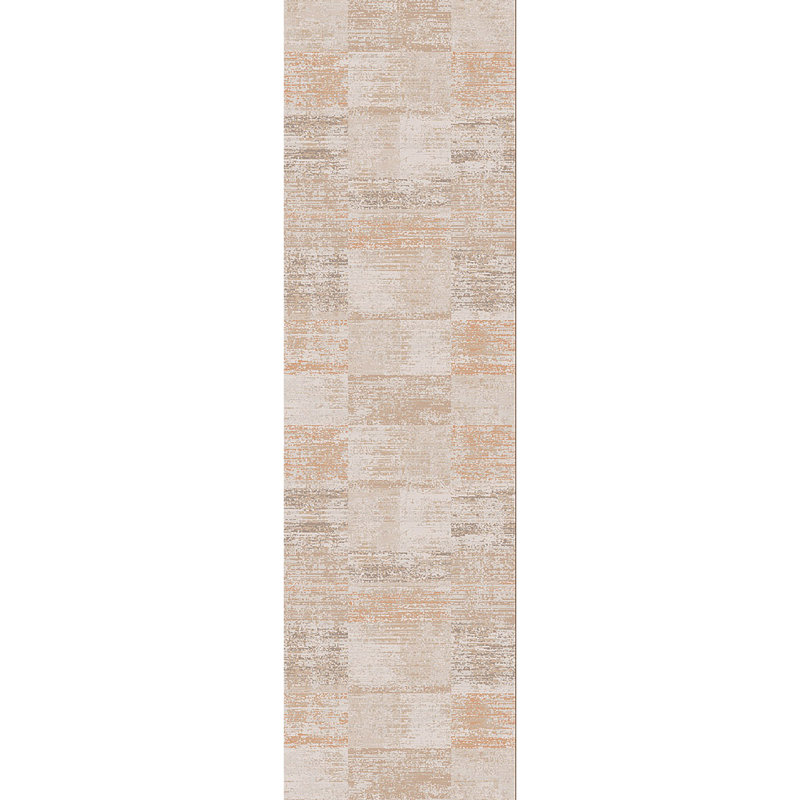 IRVING 15551-186 Crème / beige / rouille, Tapis de couloir 2 pi x 7 pi 5 po