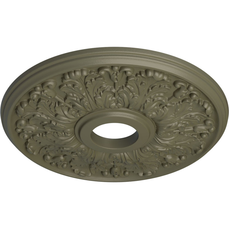Médaillon de plafond H 16,5 po x l 16,5 po x P 1,125 po Apollo, Pierre Spartan
