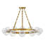 Coco 12 - Light Steel Dimmable Wagon Wheel Chandelier