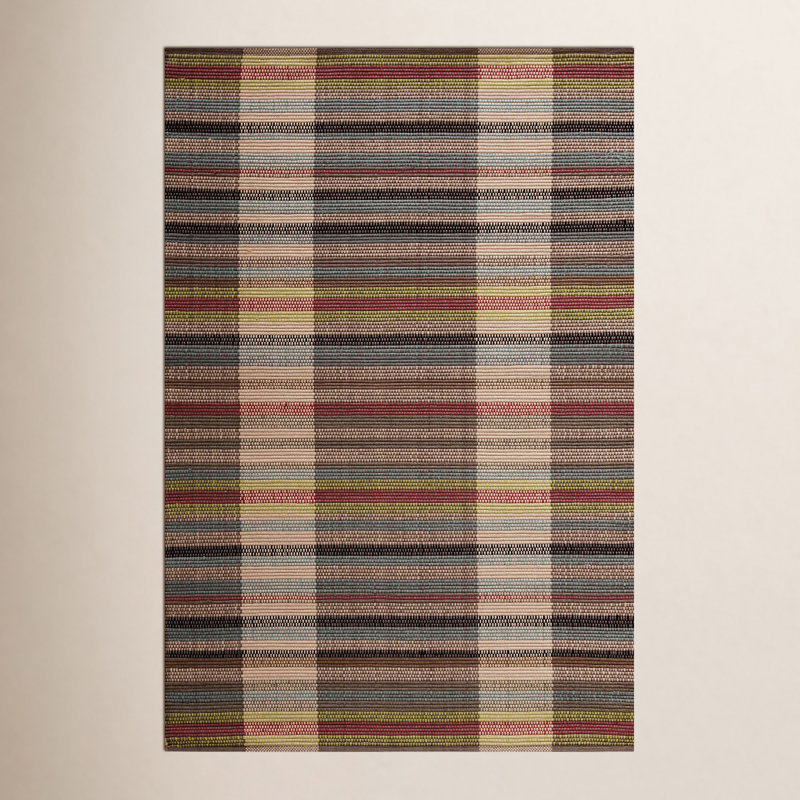 Swedish Rag Handwoven Indoor/Outdoor Rug, Rectangle 2' x 3'