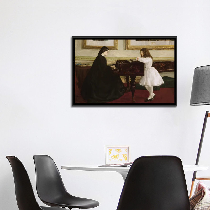 Print, 66.04 cm H x 101.6cm W x 4.445cm D, Black