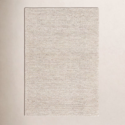 Hero Ivory Hand-Woven Flatweave Rug