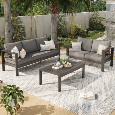 Annali 5 - Person Outdoor Seating Group with Cushions by Latitude Run