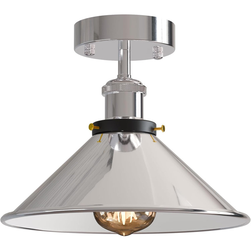 Semi Flush Mount, Chrome