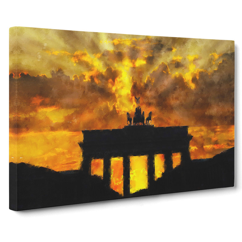 Brandenburg Gate In Berlin Vol.2 - Wrapped Canvas Print, 35cm H x 50cm W x 3cm D