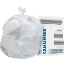 ANMINY 45 Gallons Plastic Trash Bags - 25 Count - Wayfair Canada