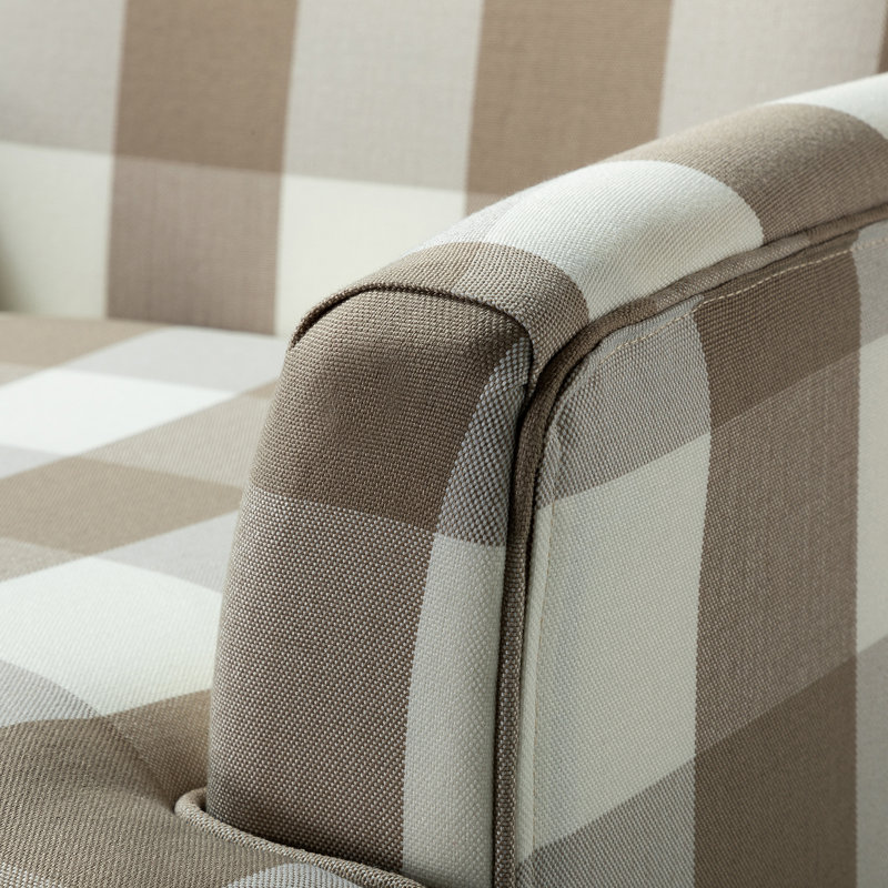 Fauteuil Aguilar, Carreauté brun clair