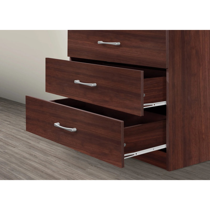 Commode 7 tiroirs Conor, Acajou