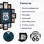 Horloge murale 20 "American Route