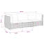 212cm Wide Patio Sectional Set-273259415-273259400