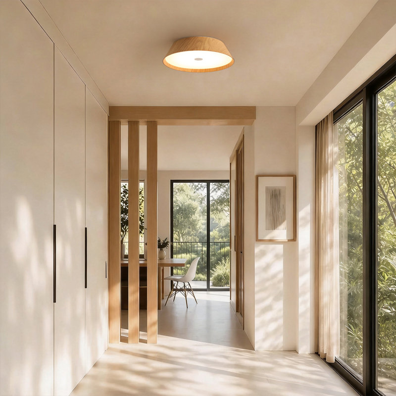 Flush Mount, Oak