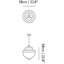 Meshmatics 1 - Light LED Chandelier-686057994