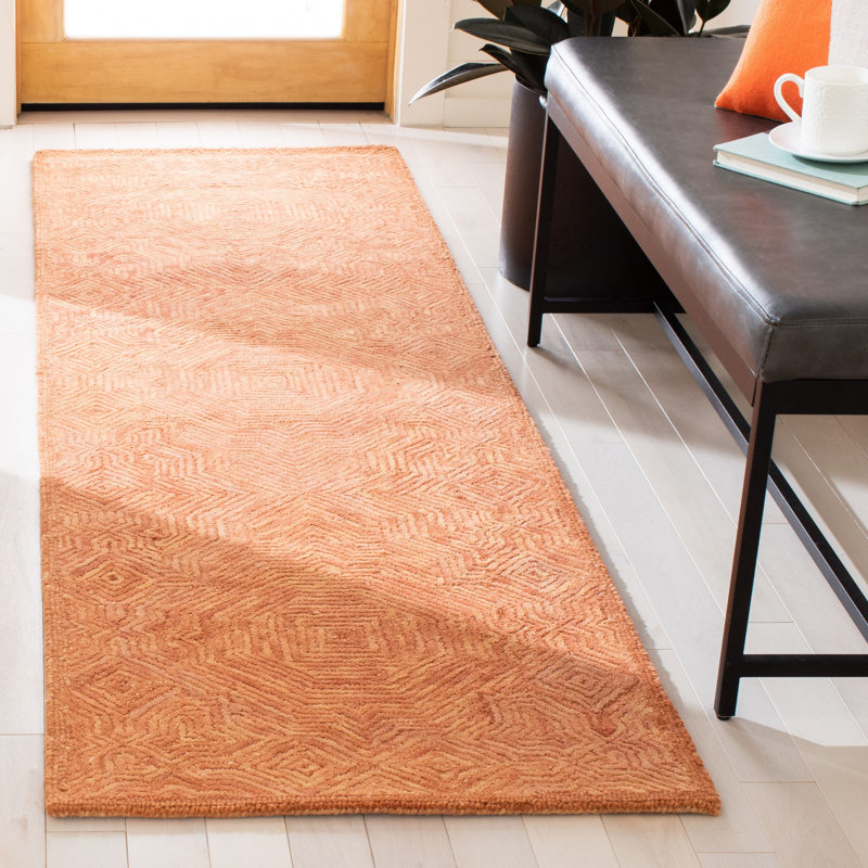 Ahmora Hand Tufted Wool Abstract Rug, Runner 2'3" x 8'