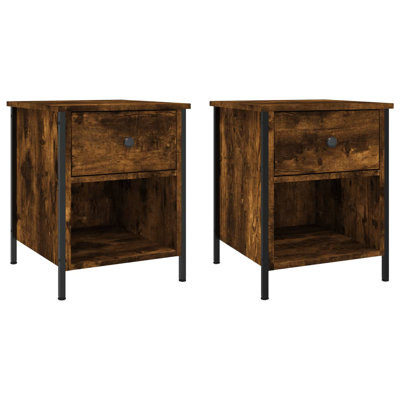 Litvak 40cm W Iron Bedside Table