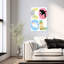 Cool Animal Letters Contemporary Cat Lion Owl Forest Wall Art Print by Carla Daly - Wrapped Canvas Print-1280136538