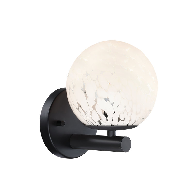 Chopin Steel Armed Sconce, Matte Black