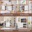 107cm Multifunctional Sideboard with Concealed Storage-938676090