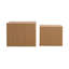Ensemble de 2 tables basses cubiques en bois naturel-1729482878-1729482879