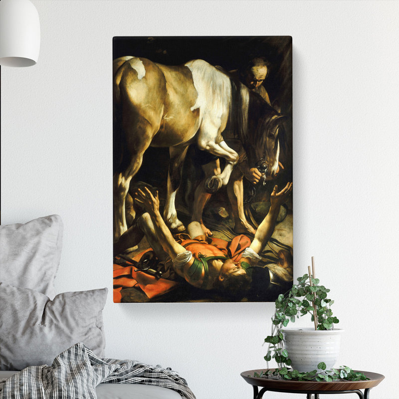 Conversion of St Paul by Caravaggio - Wrapped Canvas, 76cm H x 50cm W x 3cm D