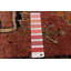 Tapis de couloir unique en laine de style années 1990 4 pi 3 po x 12 pi 6 po Atthew