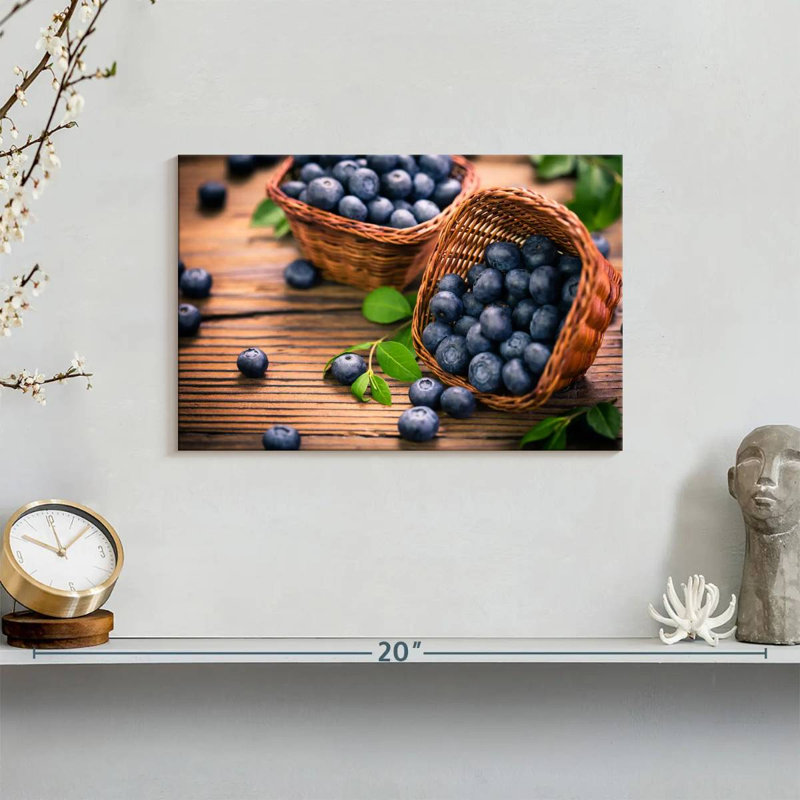 Yarlin Blueberries, 8" H x 12" W