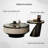 Round microcrystalline stone coffee table-110943648