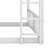 Roomy Full Over Full Bunk Bed With Robust Ladder-1814989149