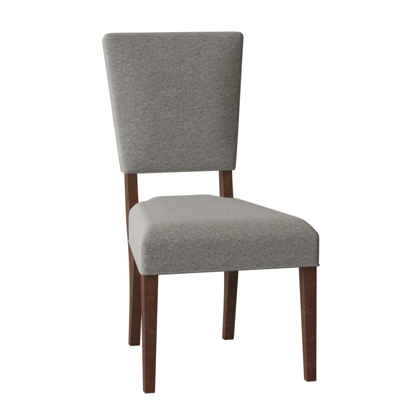 Libby Langdon Upholstered Side Chair, Walnut, Indigo (8789 90)