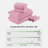 6-Piece 100% Cotton Quick Dry Diagonal Ribbed Towel Set-1956782053