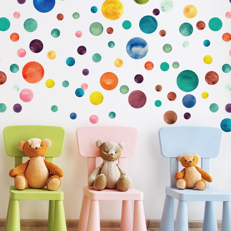 Los Posas Wall Sticker, Multicolour, Quadruple