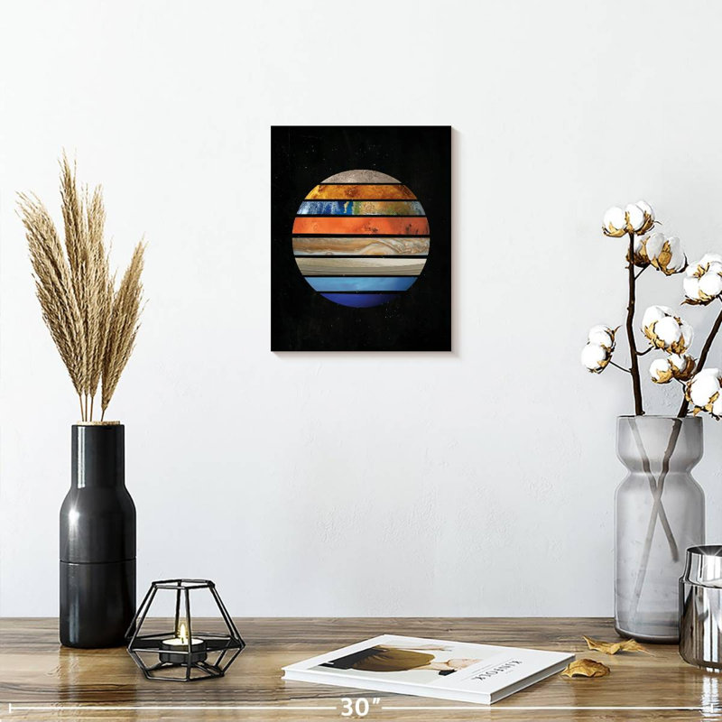 " Planets as One " Print, 10" H x 8" W x 1" D
