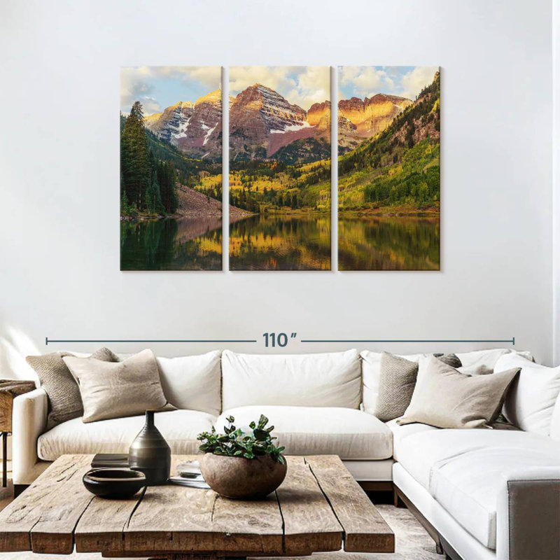 Alvord Maroon Bells Landscape, 48" H x 74" W