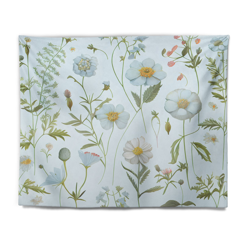 Tapisserie en polyester avec des punaises, H 50 po x l 60 po