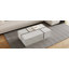 Table basse rectangulaire à plateau coulissant avec 2 tiroirs et 2 rangements cachés pour le salon 47,2 po