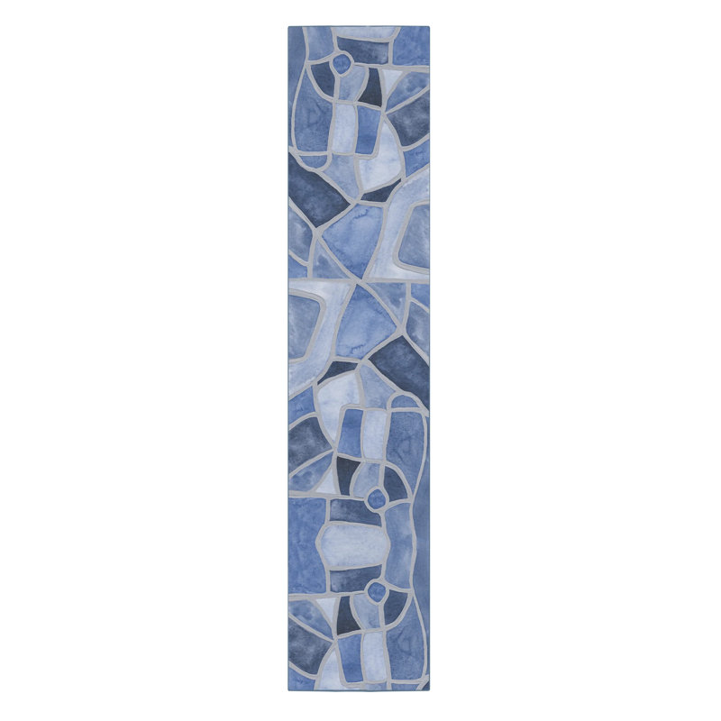 Chenille Abstract Indoor Rug, Runner 2'9" x 12'