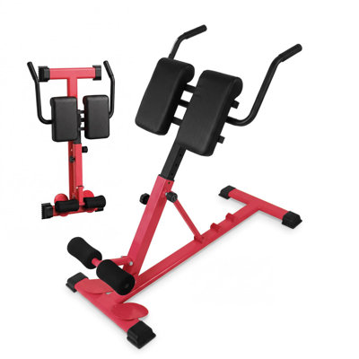 Roman Chair Hyperextension Bench | 330LBS Back Support & Glute Trainer