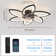 Aldrina 29cm Ceiling Fan with LED Lights