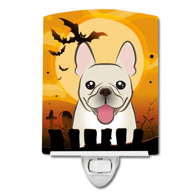 Halloween Basset Hound Ceramic Night Light