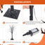 Ensemble de 3 branches d'arbres morts d'Halloween avec lumières et 30 ornements festifs