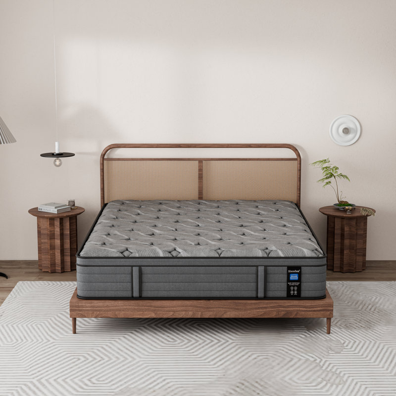 14" Firm Euro Top Memory Foam Hybrid Mattress with Gel Memory Foam, King