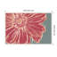Impression sur toile encadrée, "Flower pop croquis IV rouge" par Marie Elaine Cusson-109406818