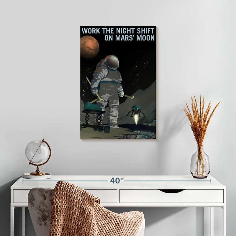 Oberle Mars Explorers Wanted Poster VI, 24" H x 16" W