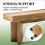 Banc de table de style rustique Nordic