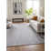 Tapis rectangulaire gris clair Marut